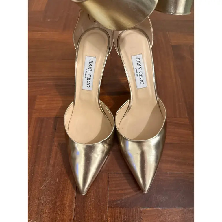 Leather heels